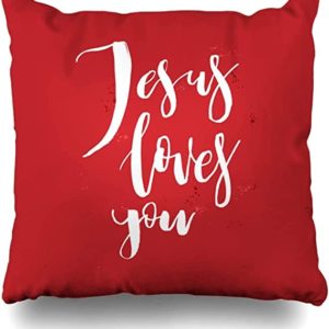 Jesus loves zou Pillow